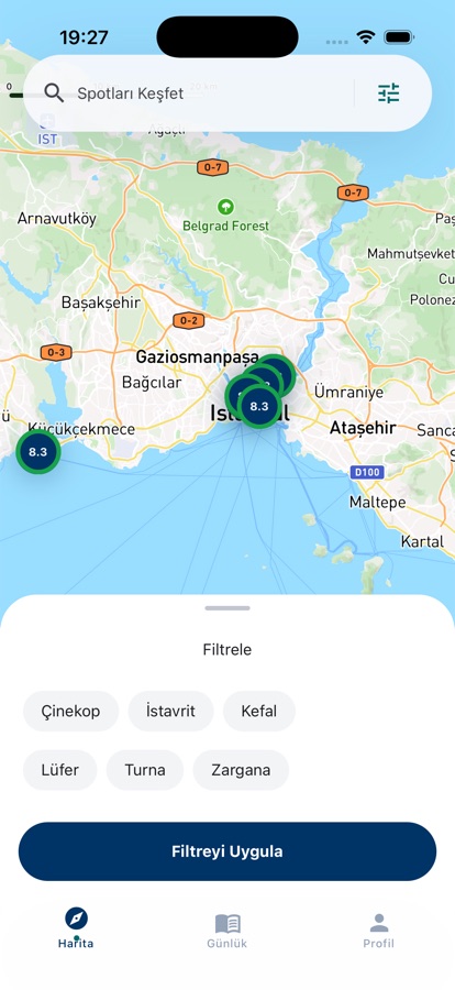 Fishifu app screen
